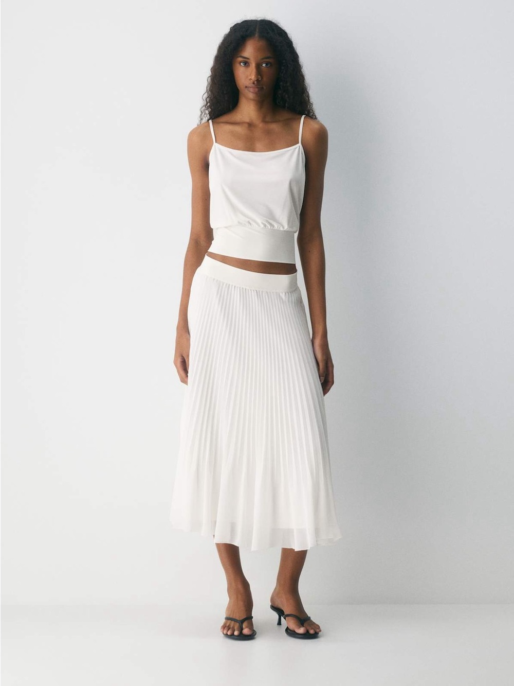 Wilfred Twirl midi skirt birch L